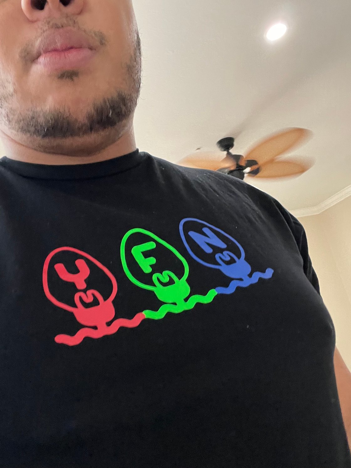 Image of YFN Your Favorite Nurse T shirt Christmas Lights 