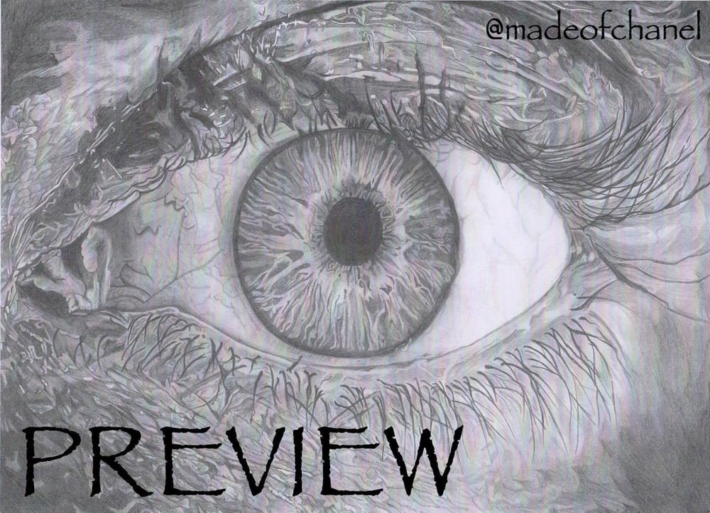 Image of Graphite Eye Print (A3)