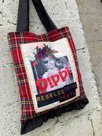 Image 3 of Bolsiña feita a man. Pippi cadros. Deseño exclusivo!