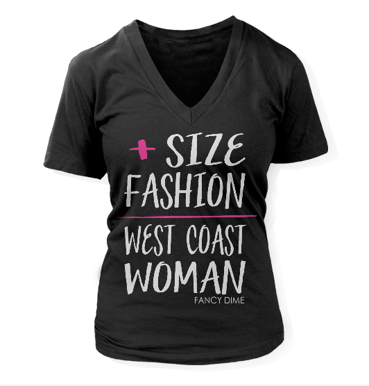 Image of West Coast Woman Tee Pink