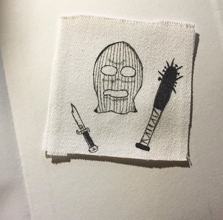 Image of Ski mask patch