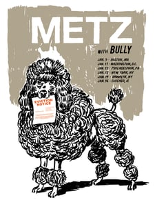 Image of METZ 2016 Tour Poster