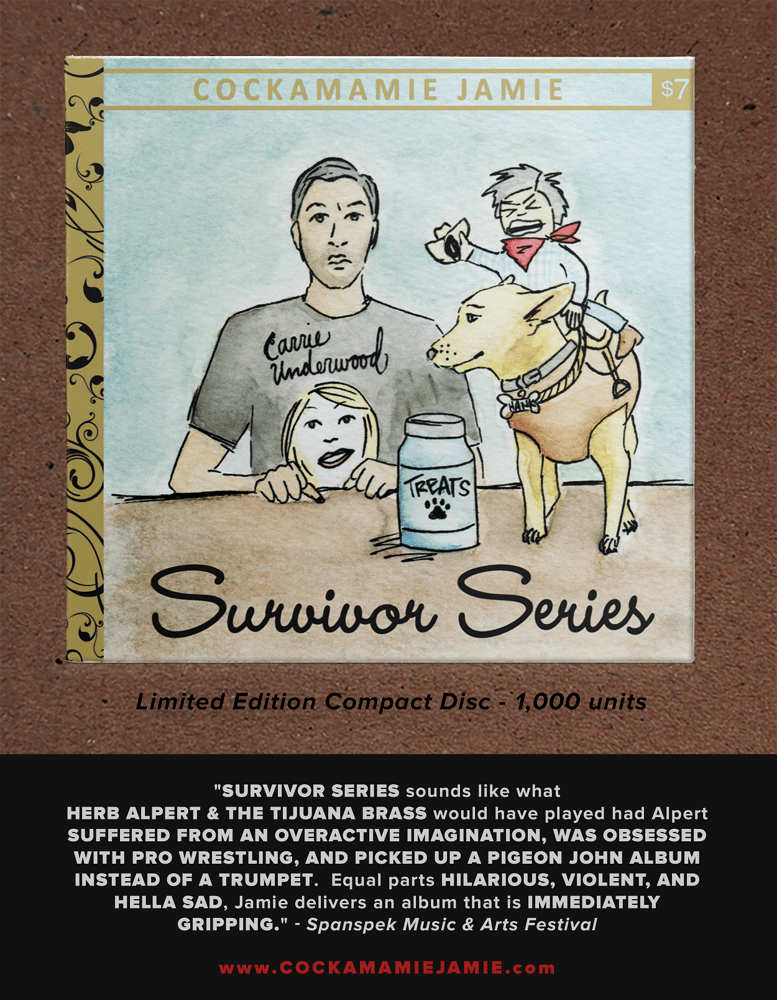 Image of Cockamamie Jamie "Survivor Series" // Limited Edition Compact Disc