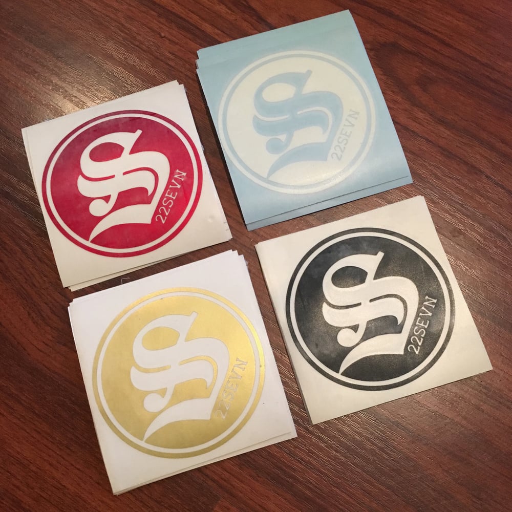 Image of 22SEVN logo sticker