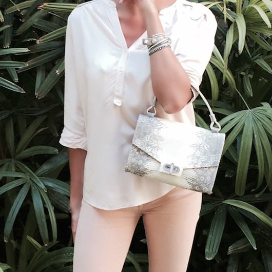 Image of Monaco - Lizard Handbag