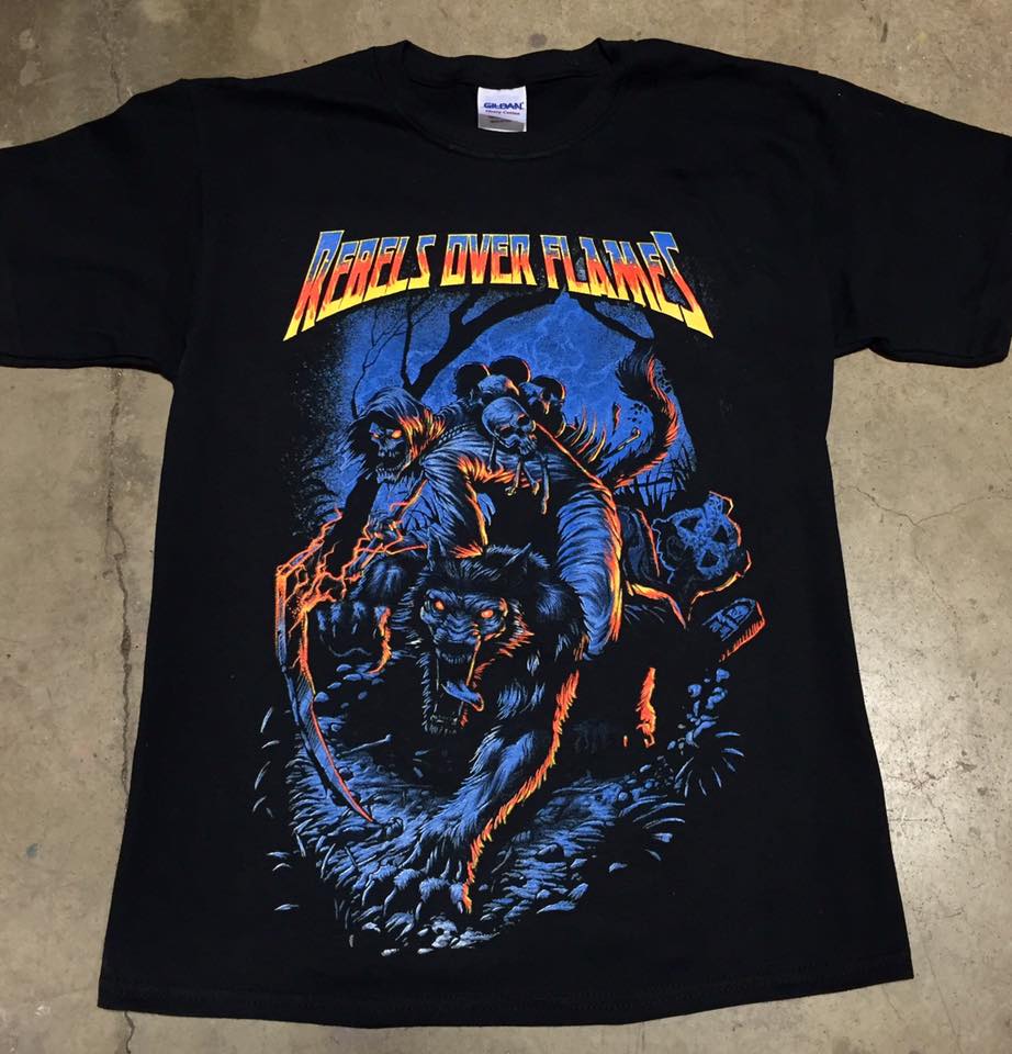 Image of Rebels Over Flames-Shirt