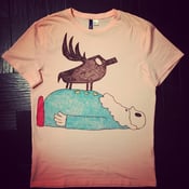 Image of BRAND NEW HAND-DRAWN TEE!! 'GEORGE STANDS ON THE CAPTAIN'