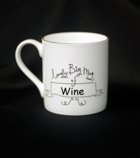 Image of LOVELY BIG MUG OF WINE