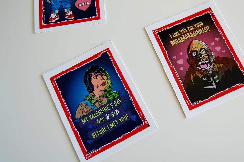 80's Horror Valentine's Day Card Pack (2016)