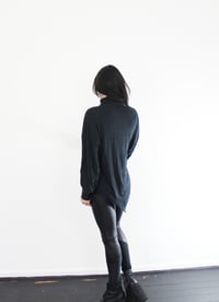 Image 3 of Black on Black leggings 