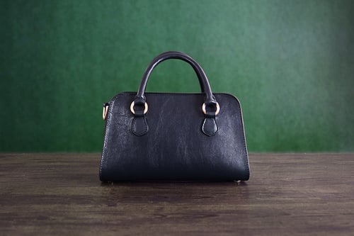 Image of Custom Handmade Vegetable Tanned Italian Leather Women Handbag Tote Bag Lady Bag D045