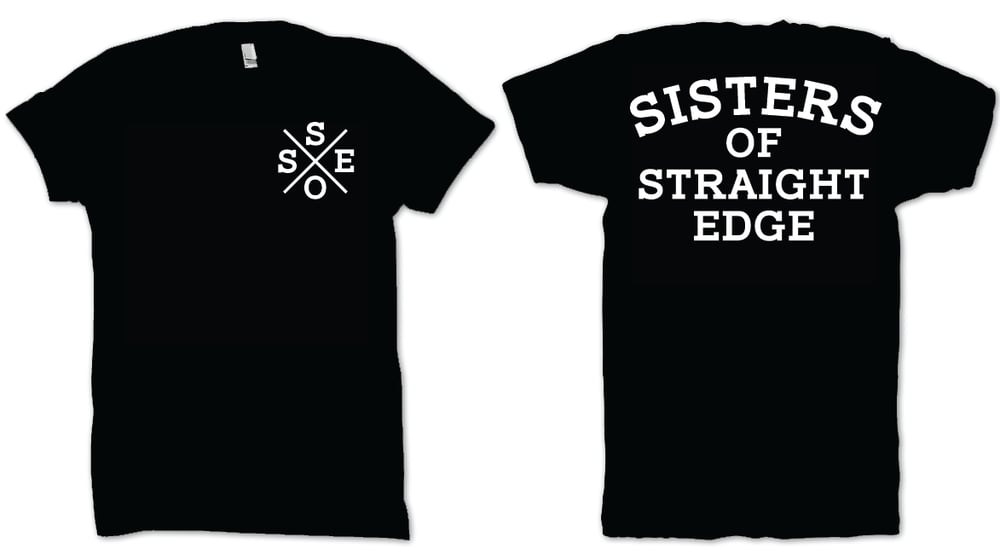 Image of SISTERS OF STRAIGHT EDGE T-SHIRT