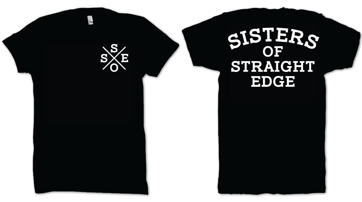 Image of SISTERS OF STRAIGHT EDGE T-SHIRT