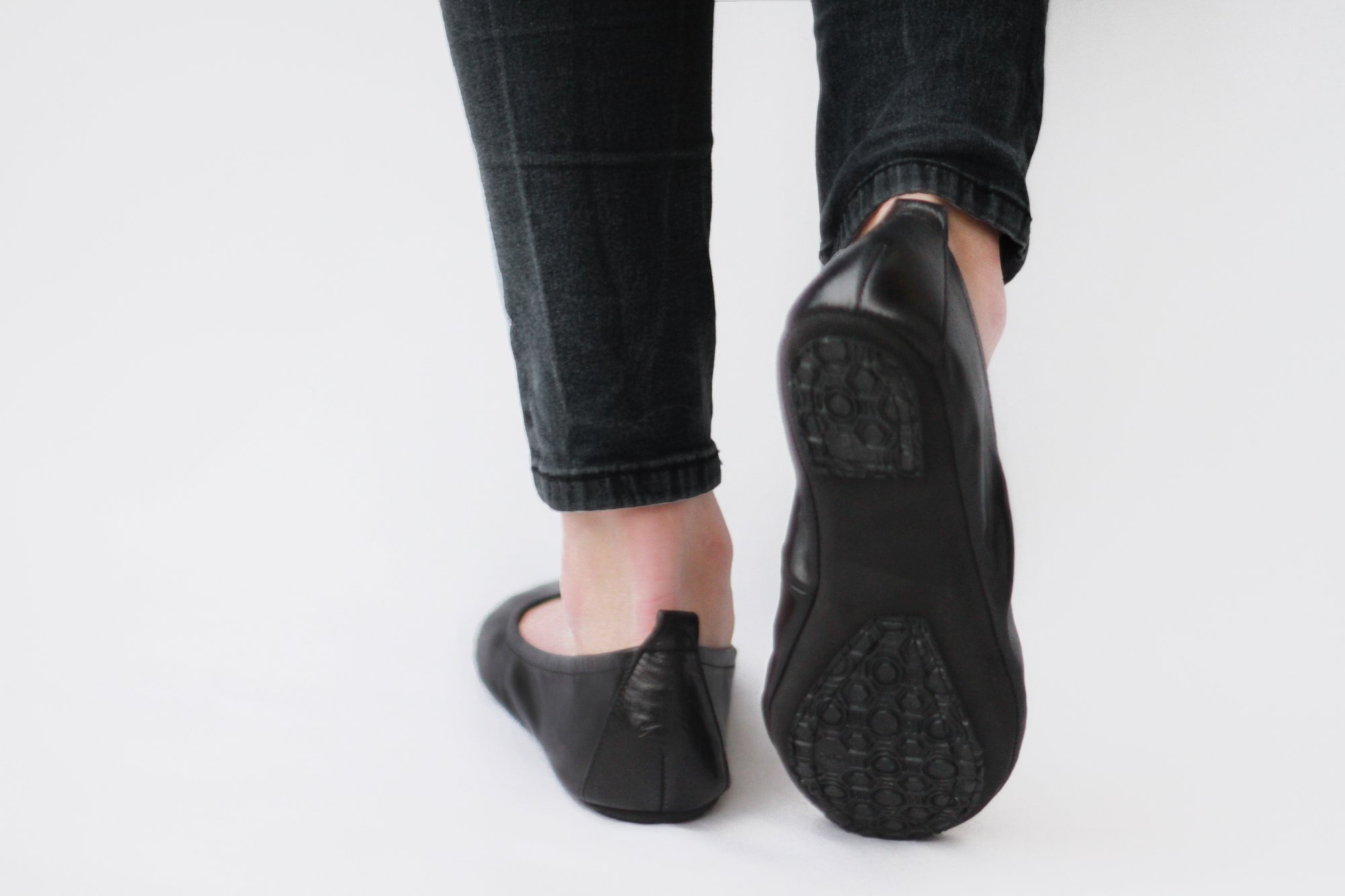 The Drifter Leather handmade shoes — Simply Me foldable ballet flats in ...