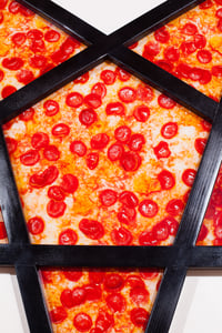 Image 3 of Hand Made -Redwood- Pizza Pentagram