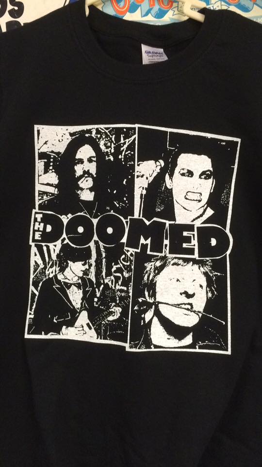 THE DOOMED The DAMNED MOTORHEAD LEMMY T SHIRT