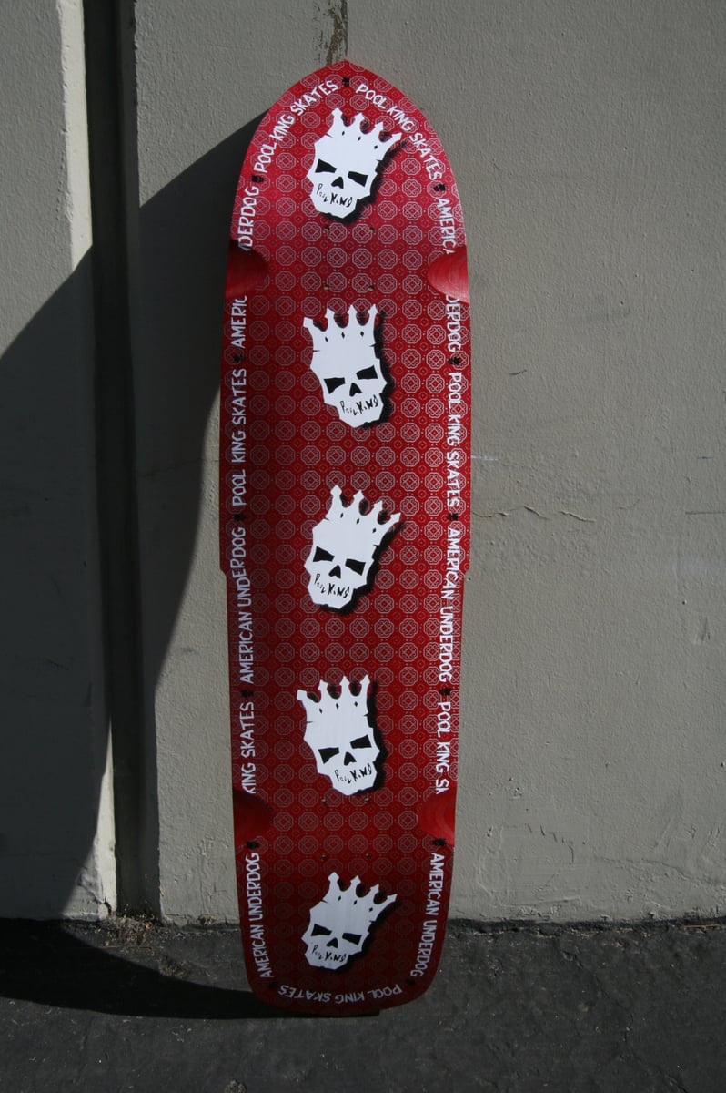 AMERICAN UNDERDOG (RED) Pool King Skateboards