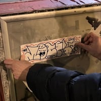 Image 4 of Eggshell blank stripes | 30cm width