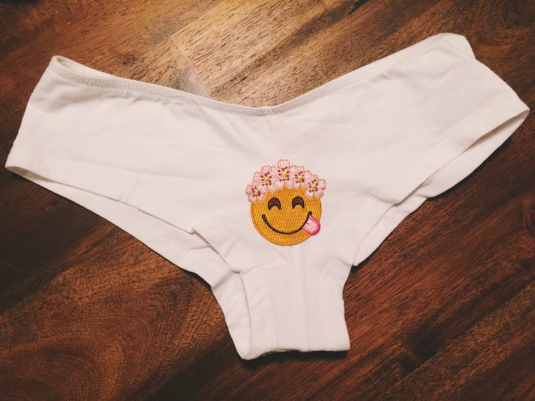 Image of ~FLOWER CROWN EMOJI UNDIES~