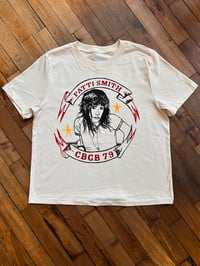 Image 1 of Patti Smith CBGB 1979 Cropped Sz XS-XL