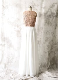Image 3 of Elegant Chiffon Long Sequins Bridesmaid Dresses, Bridesmaid Dresses 2016