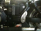 Image of Triumph Speedmaster America pillion peg relocator / frame finisher