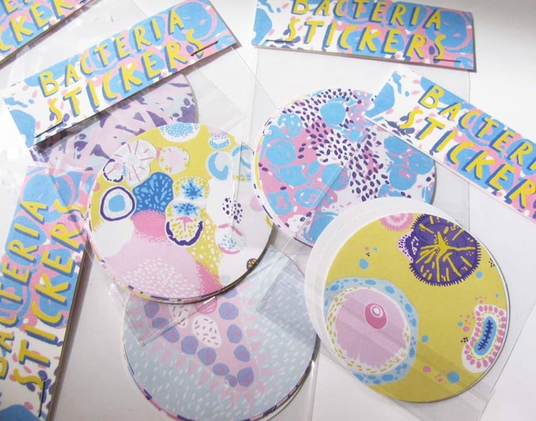 Image of Bacteria Stickers