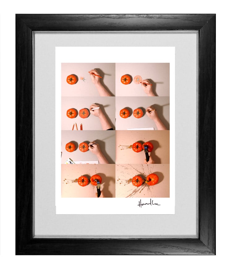 Image of Tomato Speed Drawing Signed Print