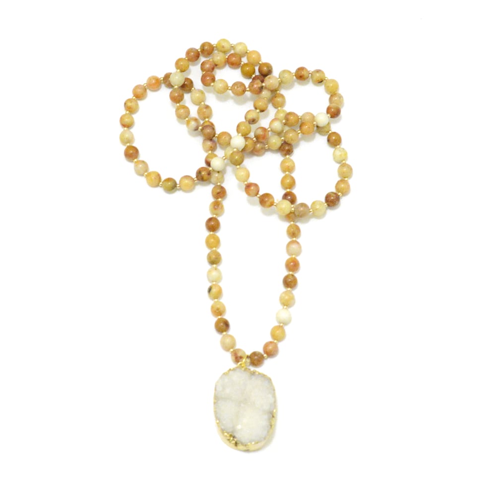 Image of Gemstone Mala Necklace