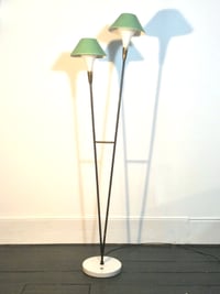 Image 2 of Italian Floor Lamp with Optional Shades, 1950s