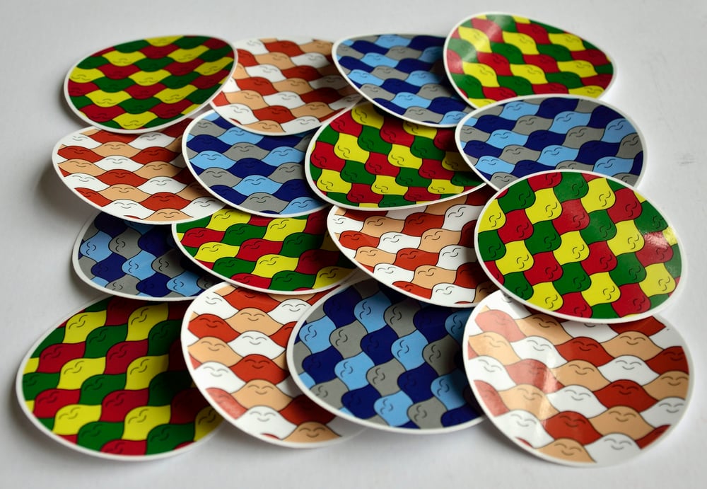 Image of 'Tessellate' Sticker Pack (Three designs)