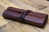 Image 1 of Artists Leather Pen Roll