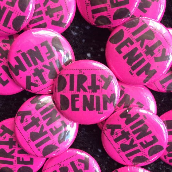 Image of Dirty Denim Logo Pin