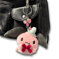 Pink Devil Bag Charm