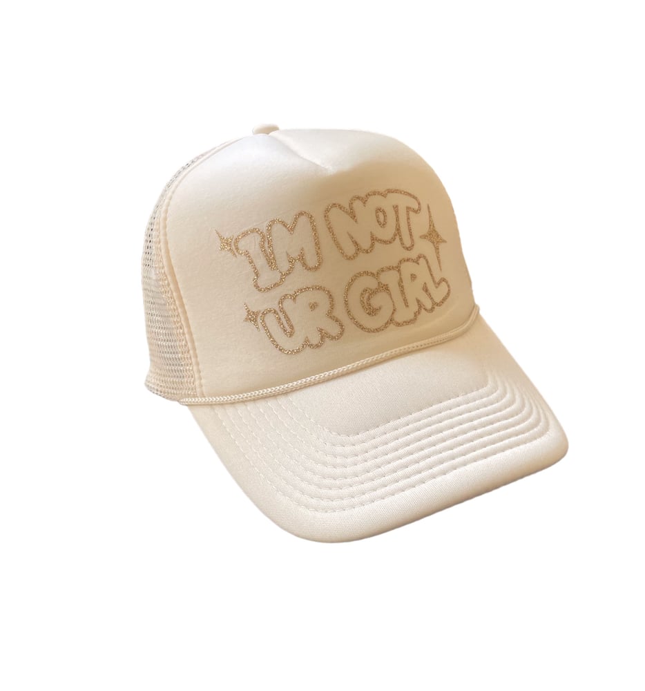 Image of Cream Trucker Hat