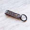 Crocodile Keychain - Black Gloss