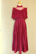 Image of Lace Merlot Gown