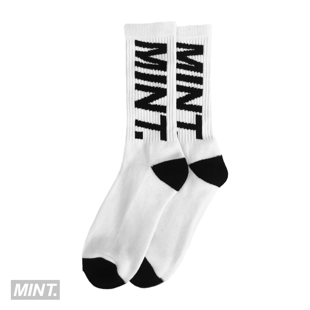 Image of MINT CREW SOCKS (WHITE)