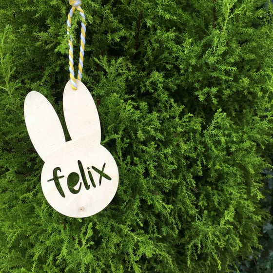 Image of PERSONALISED BUNNY KEEPSAKE