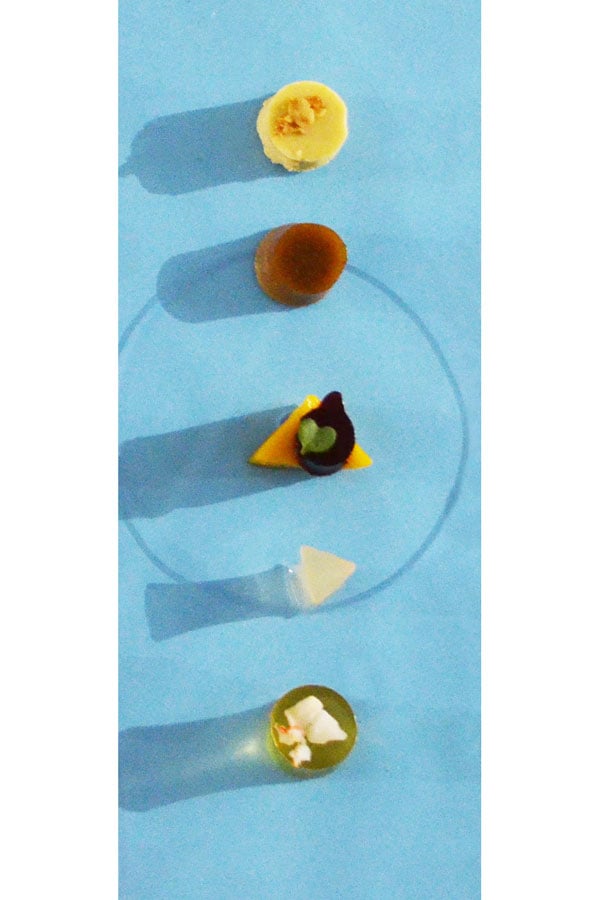 Image of Blue (Shrimp) Aspic Plate/Record