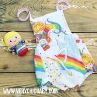 Rainbow Brite Romper