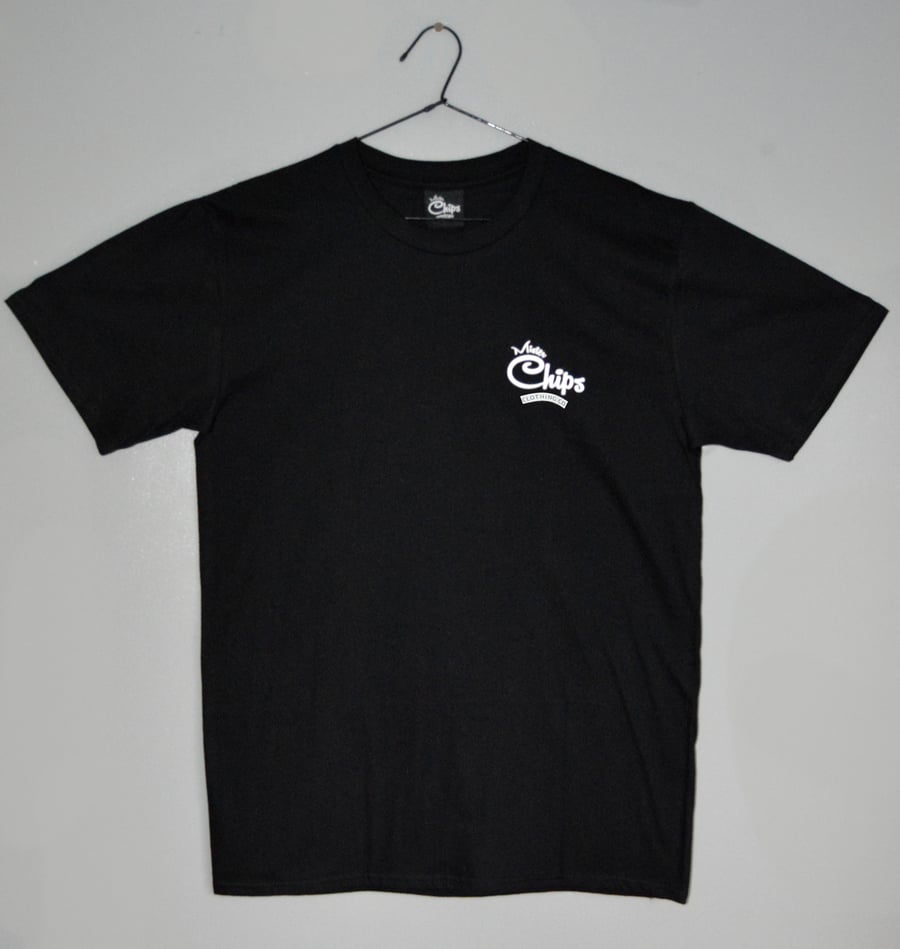 Image of Original Mister Chips Logo Tee Black