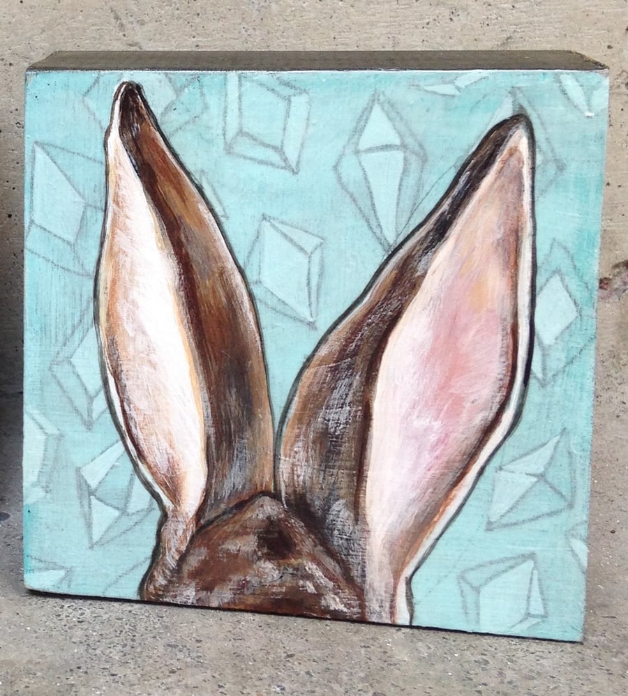 Image of Trixie - 4"x4" painting