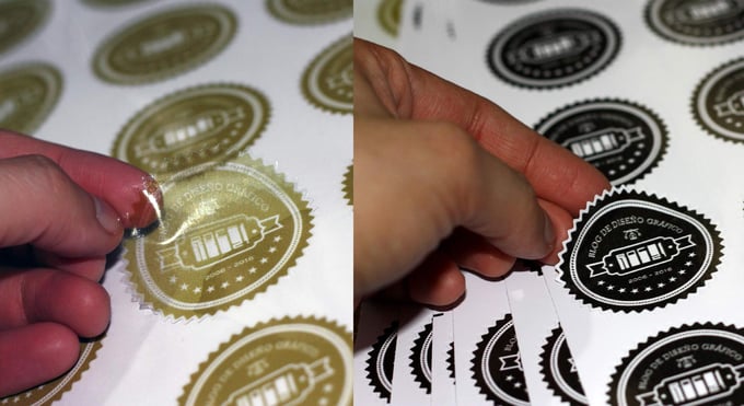 Image of 10 Stickers en impresión y corte en vinil