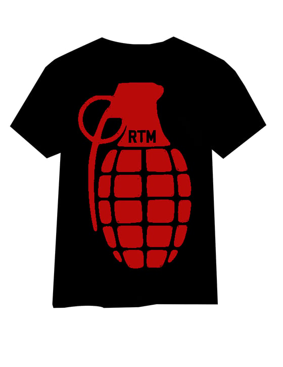 Image of RTM GRENADE T-SHIRT RED/BLACK