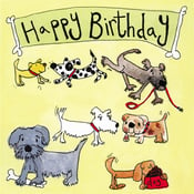 Image of Dogs Birthday Card