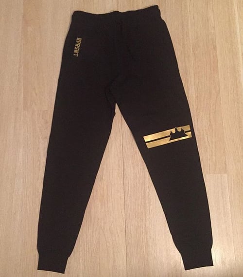 Image of Double Striped Angkor Wat Joggers