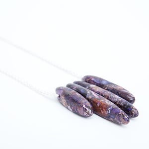 Image of Rock Necklace Purple