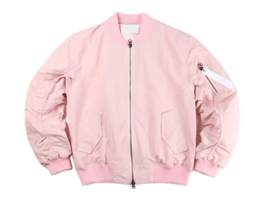 baby pink jacket