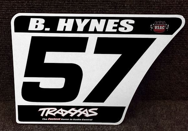 Image of #57 Bill Hynes SST Number Plate